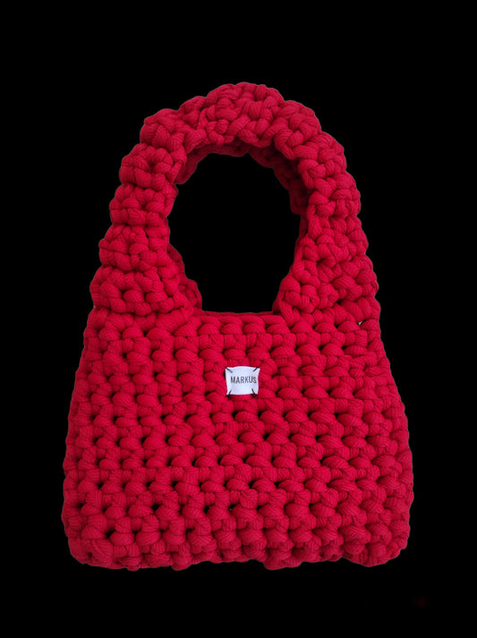 Valentinus Bag - Sac à main crochet en fils t-shirt